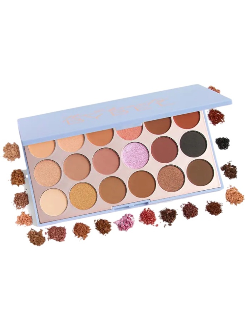 The Beauty Bybel OG Eyeshadow Palette 18 Shades Terracotta Plum Buttery NIB
